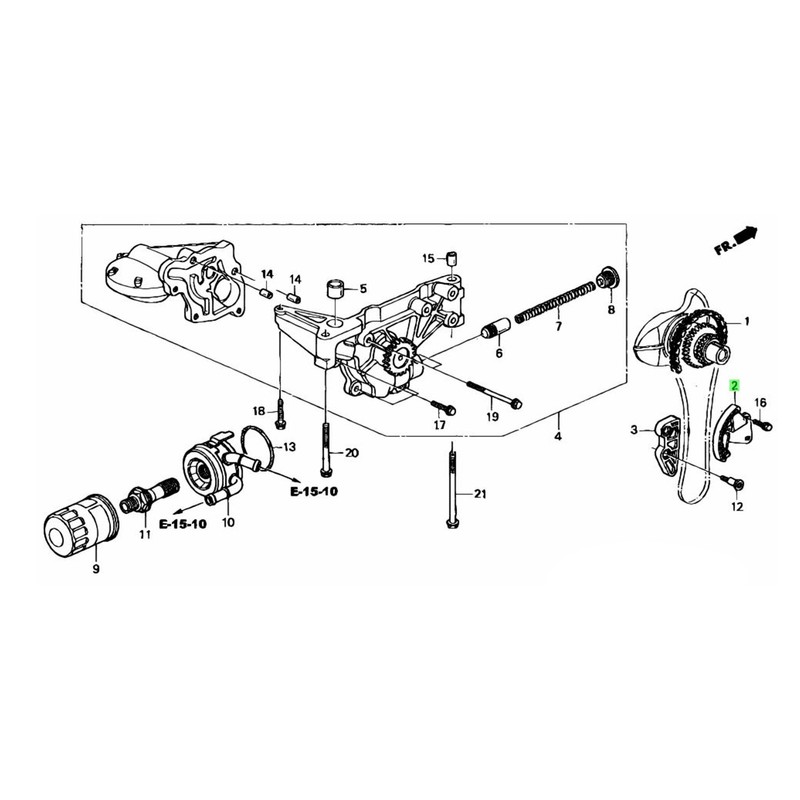 Engine Timing Chain Tensioner 13450 PNA 004 Durable Rustproof Timing