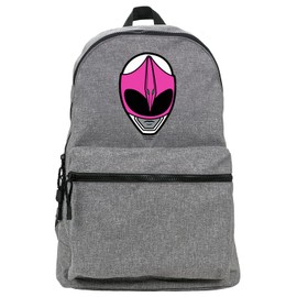 LOGOVISION Power Rangers Pink Ranger Helmet Lightweight Backpack for Work School Daily Use Packable for Travel