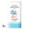 Royal Secret Gungjungbibaek Fresh Sun Stick Mild SPF50+ PA++++, 23g, 4 pieces / 궁중비책 프레시 선스틱 마일드 SPF50+ PA++++, 23g, 4개