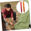 KOMBIUDA 4pcs U-Shaped Aluminium Alloy Tent Pegs Camping Stakes for