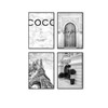 Postertech Premium Poster Set, 4 Pictures as Stylish Wall Decoration,