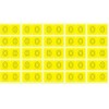 Lihit Lab HK7753-0 Seal Header Color Number Labels, M, 250