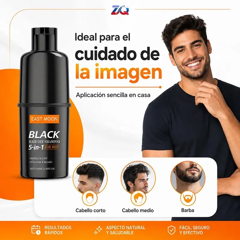 Champú Tinte 3 En 1 Cubre Canas Jengibre Natural 100ml