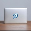Dodgers City Connect Logo - 3” X 3” Durable Vinyl