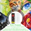 MARTCOLOR White Gel Pens, 1.0mm Fine Point Opaque Archival Ink