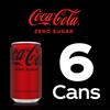 Coke Zero Sugar Mini-Can 7.5 fl oz, 6 Pack (Package