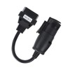 OBD2 30Pin‑16Pin Diagnostic Cable Adapter 250mm/9.8in Length Replacement for IVECO