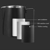 Milk Frothing Pitcher 20oz/600ml, Stainless Steel Espresso Steaming Pitcher Milk