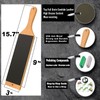 LAVODA Leather Strop with Polishing Compound, Knife Stropping Kit for