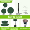 Axcoix Adjustable Height Plant Risers for Inside Pots, 17.5-32" Planter
