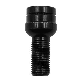 CENPEK 4 Piece Car Anti-Theft Wheel Bolts Black Steel Wheel Bolts and Locking Nut Set - M14 x 1.5mm
