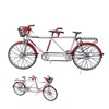 Tandem Mini Bicycle Model High Simulation Exquisite Details Alloy Bike