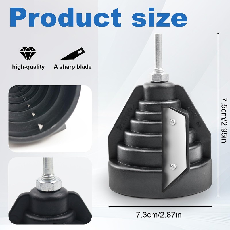 DGMI Plastic pipe chamfer tool, pipe deburring tool, PE pipe