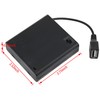 Lovelysp 4AA USB Cell Box USB Female Socket Battery case