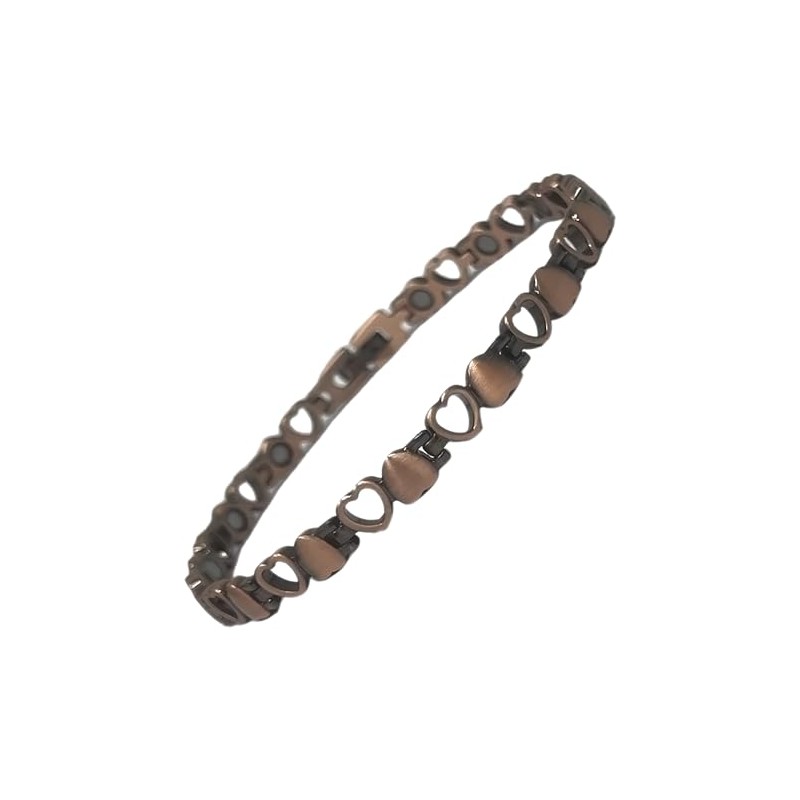 MnB Magnetics Pure Copper Magnetic Anklet/Ankle Chain in a Heart