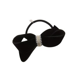 VingTAINE H7855-HGOM Hair Elastic Hair Cuff, Pony Hook, Ribbon, Velvet Chain, Asymmetry, Hair Accessory, Cute, Gift, Present