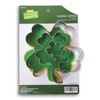 Metal St. Patrick's Day Four Leaf Clover Shamrock Shaped Cookie