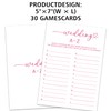 Wedding A-Z Game Cards, Minimalism Wedding Shower Game, 30 Wedding