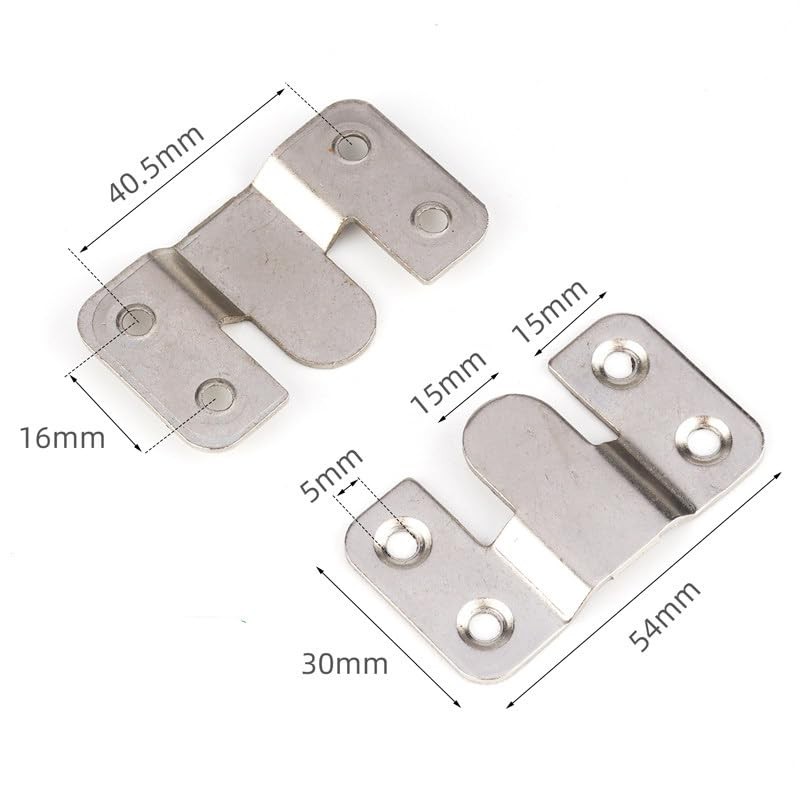 2 Inches Picture Hanger Supports 30lbs - Interlocking Wall Mounting