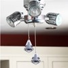 2 Pieces Pull Chain Extension with Connector for Ceiling Light