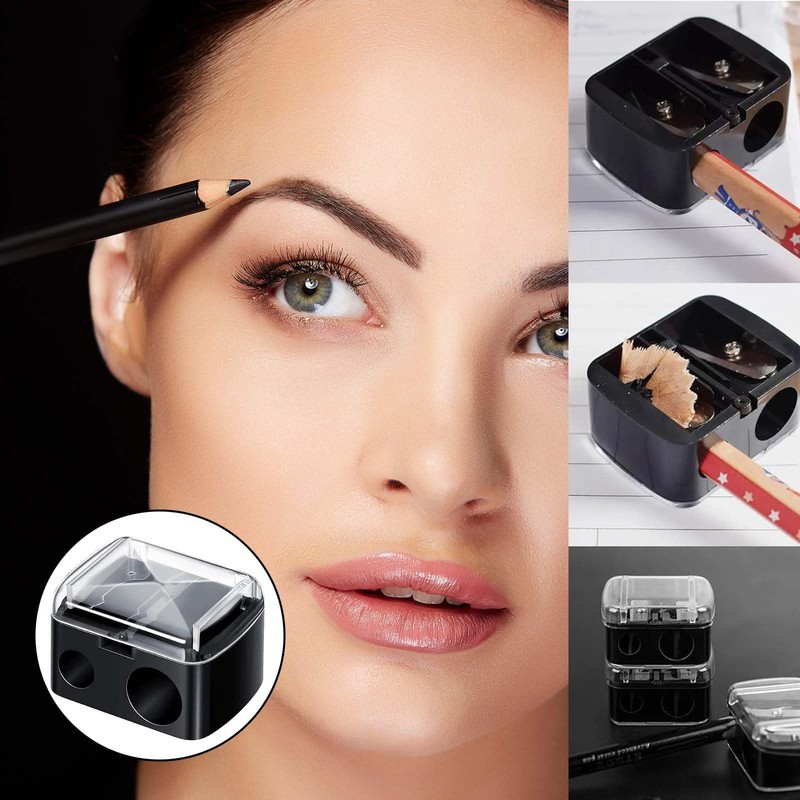3 Pcs Lip and Eye Liner Pencil Sharpener, Make up