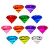 FSSTUD 12 Pcs 4cm Large Acrylic Diamonds Big Size Plastic