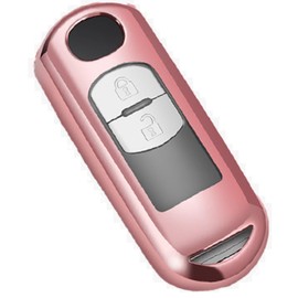 [VERISSY] Smart Key Case, Mazda MAZDA Smart Key Cover CX-5 CX-3 CX-8 Demio Axela Atenza Roadster, Pink