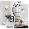 ALAISLYC 2 Light Bathroom Wall Sconce Light Fixtures with Clear