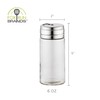 Fox Run 5167 Glass Spice Jar with Stainless Steel Shaker