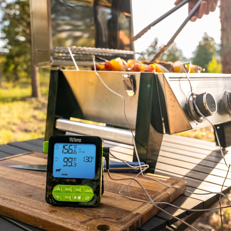 Taylor TruTemp Dual Probe Wired Programmable Meat and Food Thermometer,