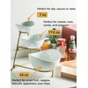 YHOSSEUN 3 Tier Serving Stand Oval Serving Bowl with Metal