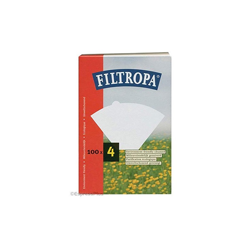 3 X Filtropa Bleached Coffee Papers Size Four, Pack of