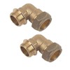 UKDD® 15mm Compression by 1/2" BSP Brass Male Iron Elbow