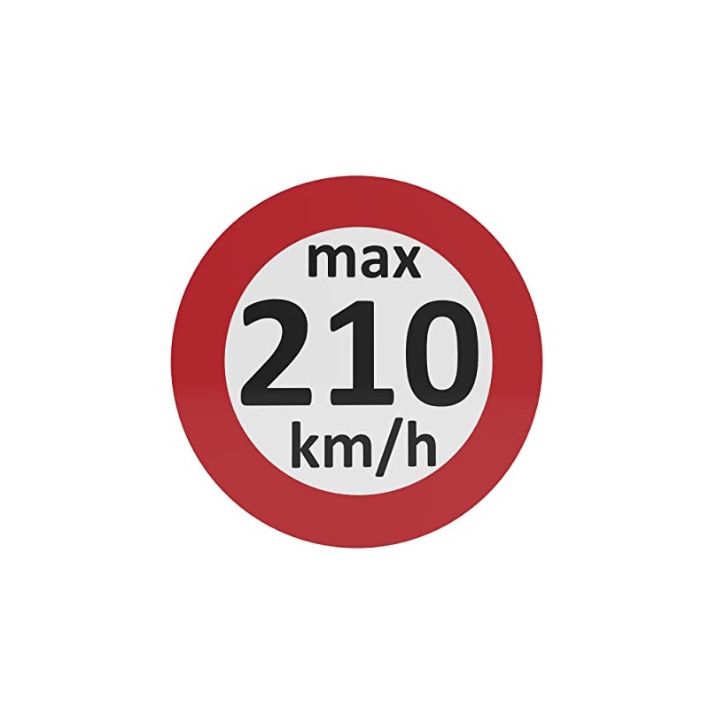 AUPROTEC Speed Sticker, Winter Tyre Sticker, 160-240 km/h