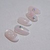 Rose Glam Handmade Nail Tips Rose Parts Stone Nails -