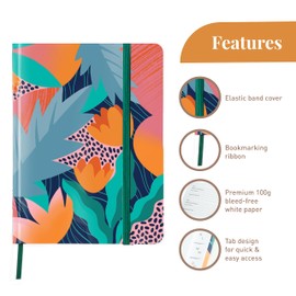 Rileys & Co. Password Book with Alphabetical Tabs, Password Keeper, Password Books for Seniors, Password Notebook for Internet Login, Website, Username (15 x 20 cm)