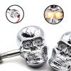 kucehiup Skull Head LED Amber Turn Signal Motorcycle Turn Signals