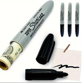 3 Pieces Fake Pen Diversion Safe, Creative Hidden Safes for Valuables to Hide, Hiding Safe Deposit Box Markings in Prominent Small Area for Storing