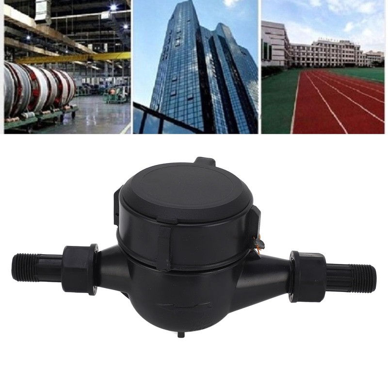 MUNEFE DN15 Water Meter, Water Meter Dry Flow, Cubic Water