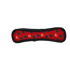TUFFY Ultimate Bone, Durable Dog Toy (Red Paw)