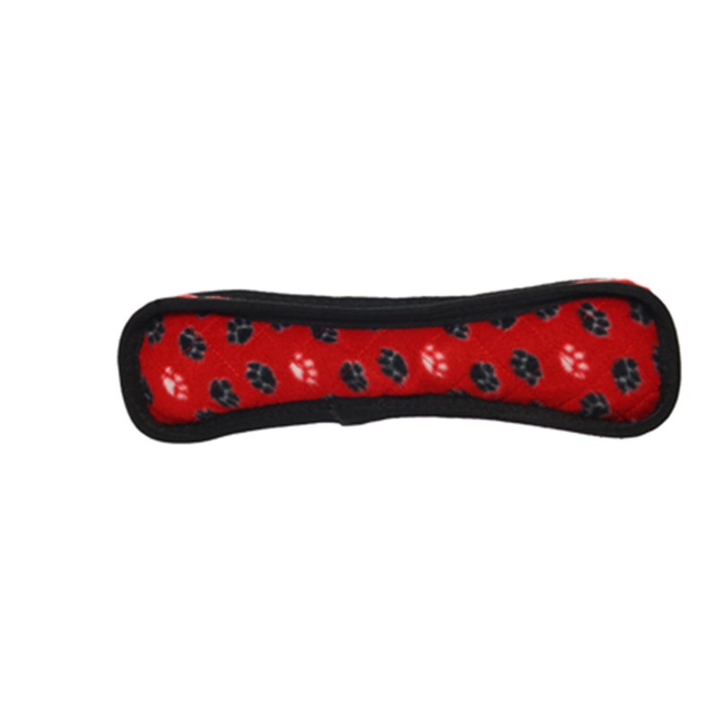 TUFFY Ultimate Bone, Durable Dog Toy (Red Paw)