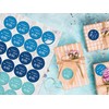 Logbuch-Verlag 96 Schön dass du da bist Sticker Wedding Blue