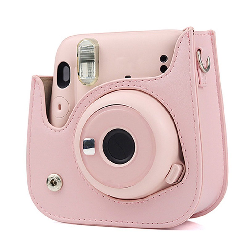 PU Leather Antidrop Retro Shoulder Protective Camera Bag Pouch for