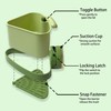 Sink Corner Strainer Basket | Suction Cup Press Sink Drainer
