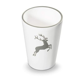 GMUNDNER KERAMIK Drinking Cup Capacity: 0.28 Litres Grey Deer Crockery Handmade in Austria