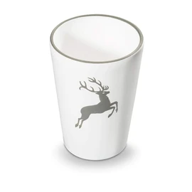 GMUNDNER KERAMIK Drinking Cup Capacity: 0.28 Litres Grey Deer Crockery Handmade in Austria