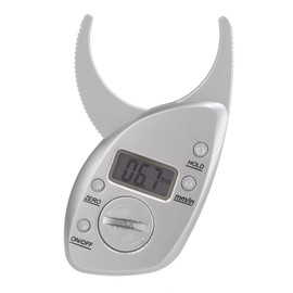 Eujgoov Body Fat Caliper, LCD Digital Skin Fat Tester, Skin Fat Tester, Bmi Calculator