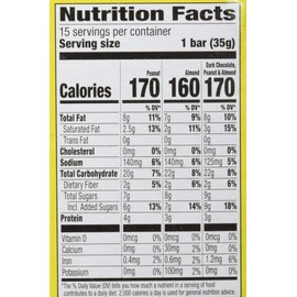 Nature Valley Sweet & Salty Nut Peanut Almond Dark Chocolate Granola Bars, 15 Ounce