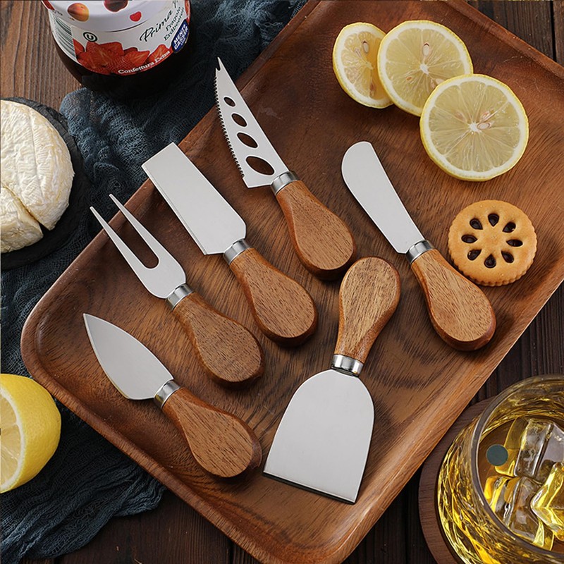 6 Pieces Cheese Knife Set,Cheese Knives Cheese Slicer Cheese Cutter