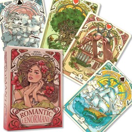 Romantic Renorman Oracle Romantic Lenormand Oracle Card Divination with Japanese Instruction Manual (English Language Not Guaranteed)